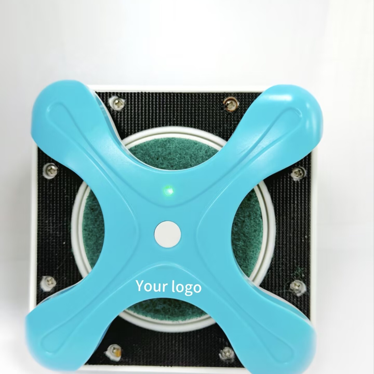 Square magnetic aquarium cleaner with customizable logo for OEM/ODM branding
