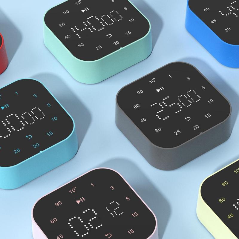 Customizable color digital touch timers for OEM branding and promotional gift solutions
