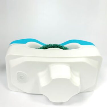 Small magnetic aquarium cleaner rear view with scratch-free cleaning interface