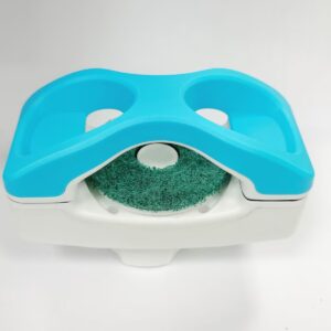 Small magnetic aquarium cleaner brush for scratch-free glass and acrylic tank maintenance